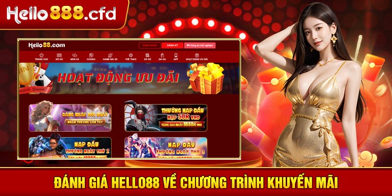 Đánh giá HELLO88 về chương trình khuyến mãi